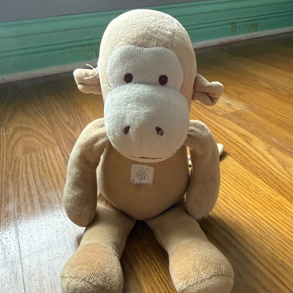Charming Brown Plush Monkey Toy